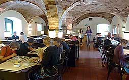 Der Speisesaal des Lachstatthofes
