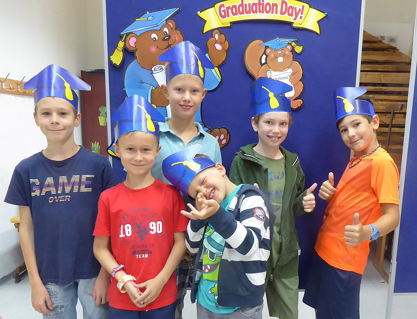 Graduation Day f&uuml;r die Volkssch&uuml;ler