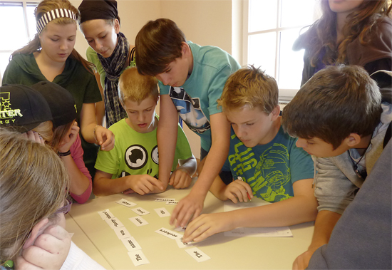 Unterstufe Projektarbeit im Unterricht